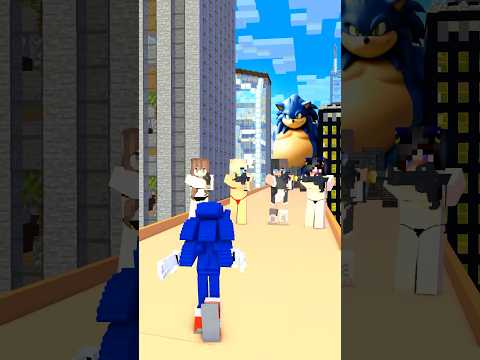 NEW Sonic Vs Bombardiro Crocodilo funny run strong challenge #sonic #reels