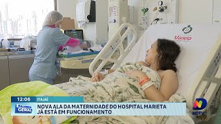 Maternidade do Hospital Marieta é renovada e já está em funcionamento