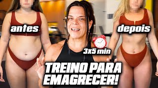TREINO RÁPIDO PRA QUEIMAR GORDURA C/ CAROL VAZ