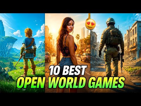 10 INSANE Open World Games for Android 2025🔥 (HIGH GRAPHICS)