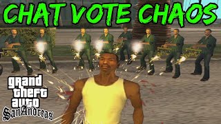 GTA San Andreas Chat Voting Chaos Mod - Full Game Playthrough
