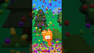Wow! It’s Raining Colorful Balls! 🌈🔴🟡🟢🔵✨ #bluetruck #animation #daddycocomelon