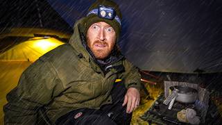 CAUGHT In The WORST Storm of My Life! SOLO Camping in Heavy Rain 