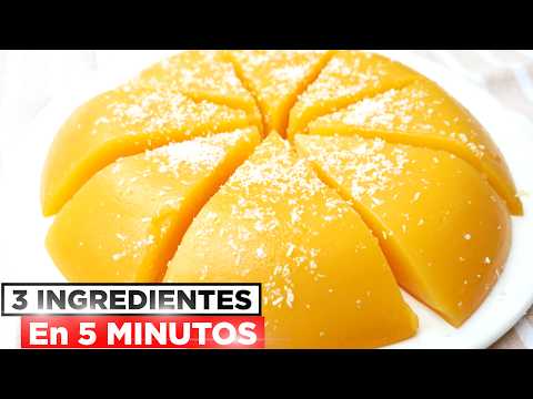 Postre de Naranja 3 INGREDIENTES y 5 MINUTOS | Receta DELICIOSA (Sin Horno)