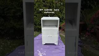 Basic to boujee DIY bedside table makeover! #diy #diyprojects #interior