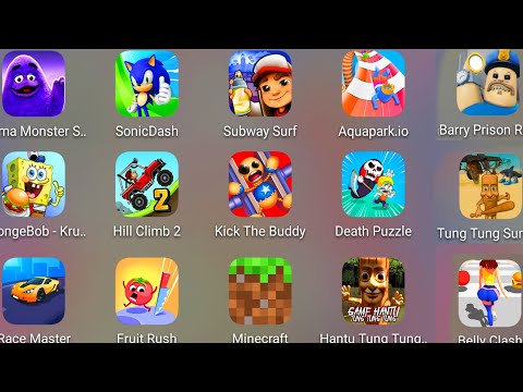 Grimace Monster Scary Survival,Subway Surf,Aquapark.io,Race Master,Sonic Dash,Count Master,Minecraft