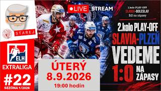 #EXTRALIGA2026 I PLZEŇ - 2.KOLO PLAY-OFF I #22 I NHL 26
