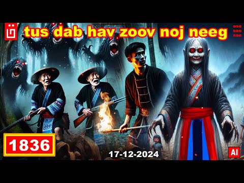 dab hais hmoob - 1836 -17-12-2024 tus dab hav zoov noj neeg, ผีป่ากินคน, The Forest Ghost.