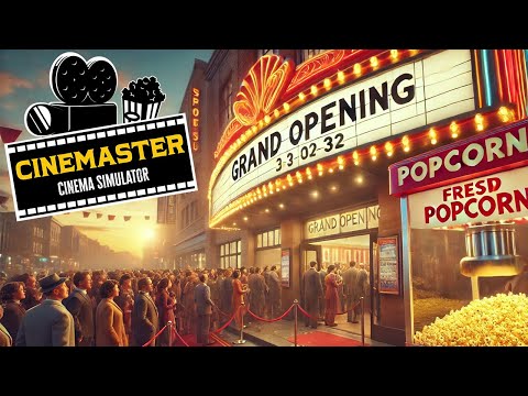 Cinemaster Cinema Simulator Demo #01 – Unser eigenes Kino eröffnet!