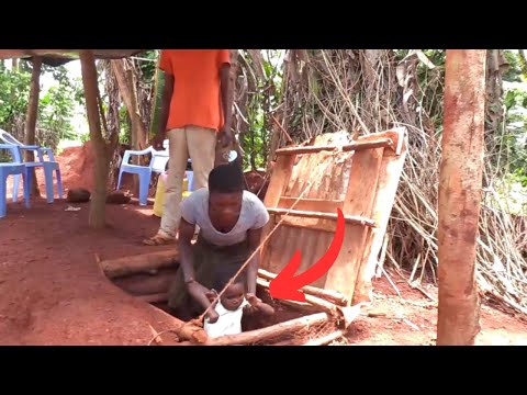 SAD AND MADNESS AS BUSIA MAN DIG A CAVE WITH HIS FAMILY, SEE HOW THEY ENTER AND SURIVE INSIDE