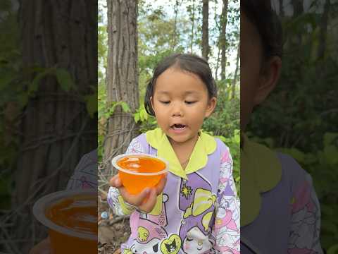 Survival Skills: single mom make palm fruit jelly in forest #camping #outdoors #bushcraft