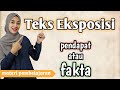 Kuis Teks Eksposisi