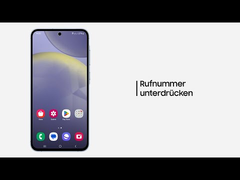 Galaxy Smartphone: Rufnummer unterdrücken