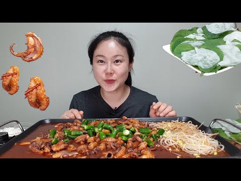 눈이 번쩍 뜨이는😲 선화동 🔥매운🥵 쭈꾸미 먹고 원기회복 완⭐️ 매운 쭈꾸미 꿀 조합 총 출동 먹방 Spicy webfoot octopus mukbang