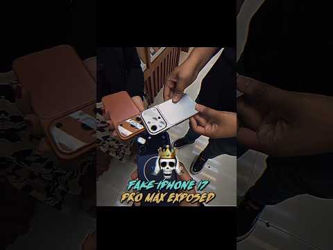 Fake Iphone 17 Pro Max BUSTED! ๐๐ฅ #iphone17promax #case #fakeiphoneEXPOSED