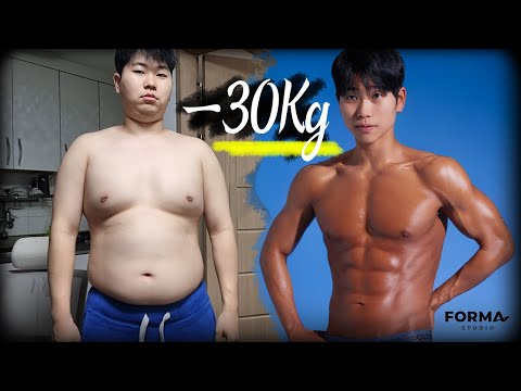 148일 동안 체지방 -30kg 감량하고 찍는 바디프로필!