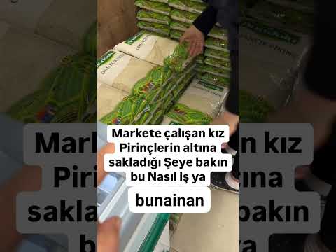 Markette çalışan #yeniyil #market #sondakika #haber