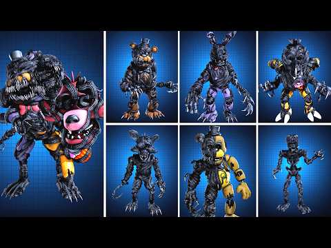 FNAF Parasite Bots Jumpscare & Workshop Animations