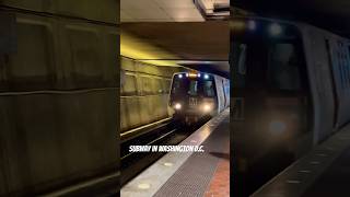 Subway in Washington D.C. #shorts #fyp #subway #train #washingtondc