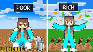 From POOR to RICH Story in Minecraft!