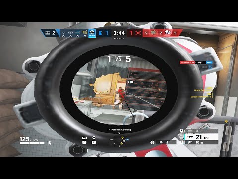 CRAZY MELUSI ACOG 1v5 CLUTCH ACE - Rainbow Six Siege