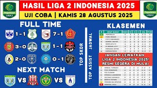 Hasil Liga 2 Indonesia 2025 - PSIS vs PSMS - Klasemen Pegadaian Liga 2 2025 Terbaru 