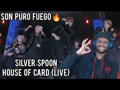 BTS - SILVER SPOON Y HOUSE OF CARD LIVE REACCIÓN POR PRIMERA VEZ - BTS REACTION