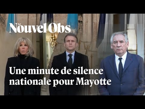 Une minute de silence pour Mayotte observée à l'Elysée, à Matignon et dans les services publics