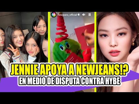 ÚLTIMO! JENNIE MUESTRA APOYO A NEWJEANS EN MEDIO DE DISPUTA CONTRE HYBE LABELS! + SOLO FUE UN REGALO