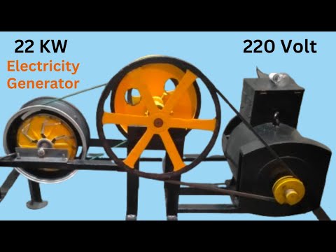 How To Make Electricity Generator New Experiment | 22 KW  220 Volt Electricity Generator