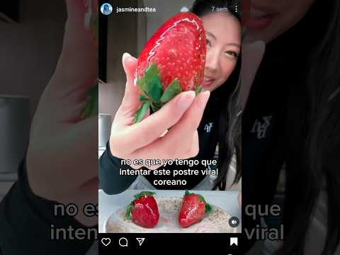 POSTRE VIRAL COREANO TANGHULU | MIS PASTELITOS