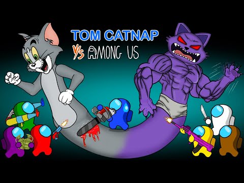 어몽어스 VS Cat TOM & Catnap(Poppy Playtime) Animation | Among Us Zombies