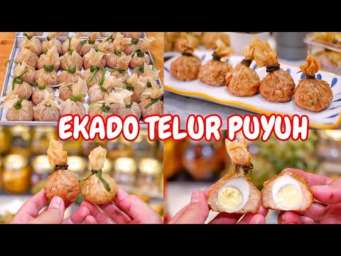 BIKIN EKADO TELUR PUYUH ALA HOKBEN YUK, BIKIN VERSI PREMIUM RUMAHAN