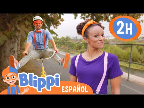 ¡Blippi y Meekah Arreglan una Llanta y Salen a Pasear! 🚴 | Blippi | Moonbug Kids - Parque en Vivo!