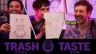 Daidus Teaches Trash Taste How to Draw | Trash Taste Stream #40