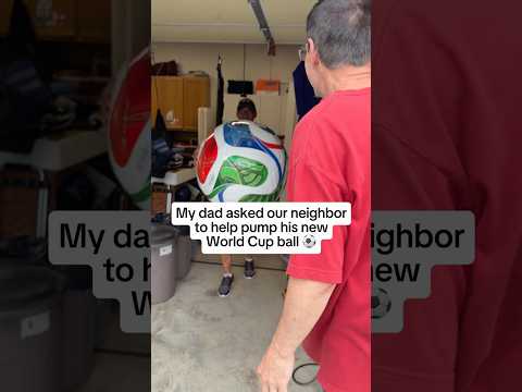 Kickball Dad’s Jumbo World Cup Ball Meets the Neighbor