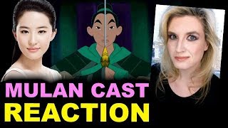 Disney's Live Action Mulan - Liu Yifei aka Crystal Liu Cast - REACTION