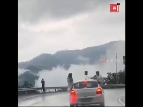 शिमला-सोलन NH-5 पर पर्यटकों ने फिर उड़ाई नियमों की धज्जियां, वीडियो हुआ वायरल