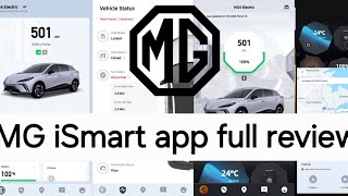 MG4 ISmart app full review