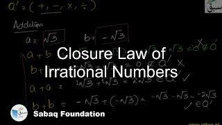 Closure Law of Irrational Numbers