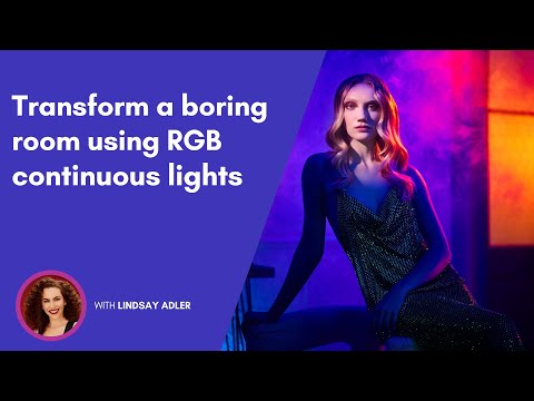 Transform a boring room using RGB continuous lights