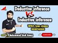 Inductive and Deductive Inference Concepts
