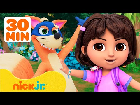 Dora | Raposo, não roube!! #2 ✋ Melhores Momentos de Dora & Raposo por 30 Minutos | Nick Jr.