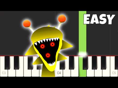 Incredibox Sprunki Phase 5 Themes on Piano - EASY Piano Tutorial