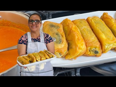 LOS MEJORES CHILES RELLENOS Y TE EXPLICO TODO PARA QUE TE QUEDEN BIEN SELLADOS