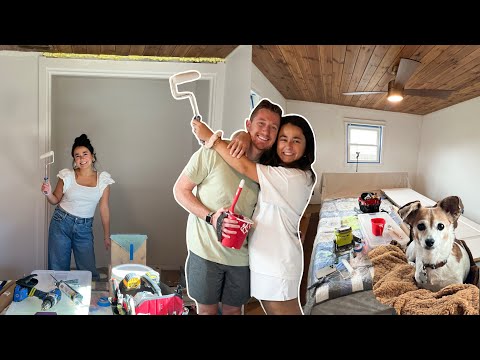 bedroom renovations, home tour, thrifting and hanging out with grandma titi!