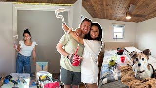 bedroom renovations, home tour, thrifting and hanging out with grandma titi!
