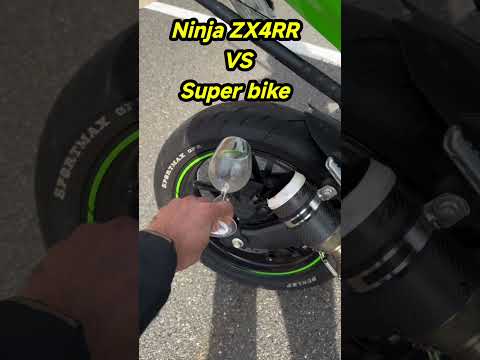 Ninja ZX4RR VS Super Bike EXHAUST SOUND 💥BIKE SOUND HAI #shorts #shortsfeed #bike #bikebikelife
