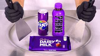 Ultimate Cadbury, Fanta & Prime Ice Cream Rolls | ASMR