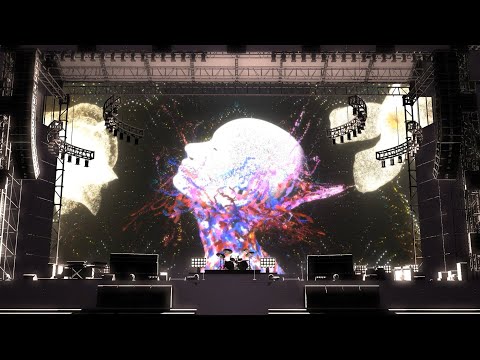 I brought the &quot;Flower Shadow&quot; on the Silk Road to the music festival | Touchdesigner Audio Visual